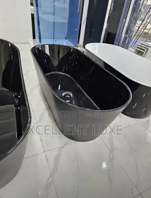 Black Free Standing Bathtub