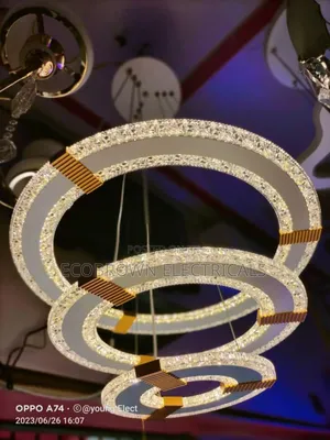 Crystal Simple Beautiful 3 Drop Light Fittings