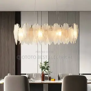Crystal Glass Dining Room Light