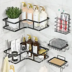 5 Set Bathroom Corner Shelf Organizer