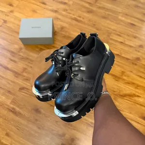 Balenciaga Derby Leather Shoes