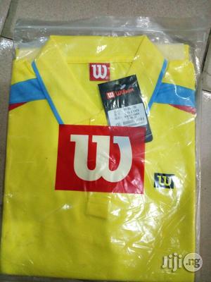Yellow Wilson Long Tennis T-shirt