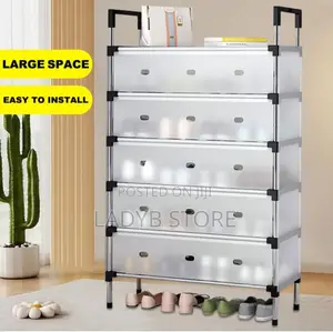 6 Layers Dust Proof Shoe Rack
