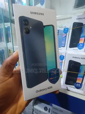 New Samsung Galaxy A06 128 GB Black