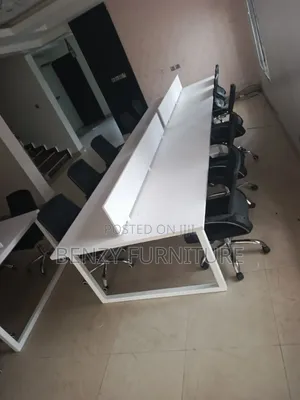 Workstation Desk Without Drawers Iron Base