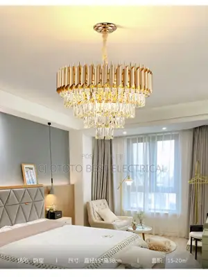 Gold Crystal Chandelier Light for Your Sitting Room Living Room