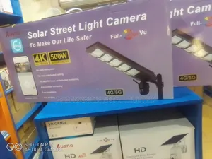 500w Solar Street Light Camera. Full Color Vu