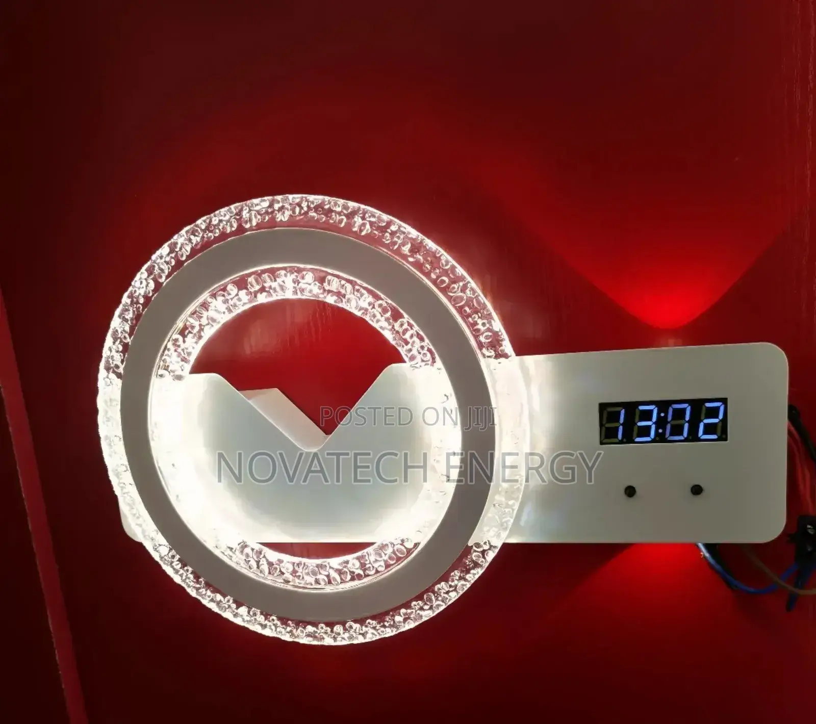 Round Design Wall Bracket With Timer,3 Led Lighting
