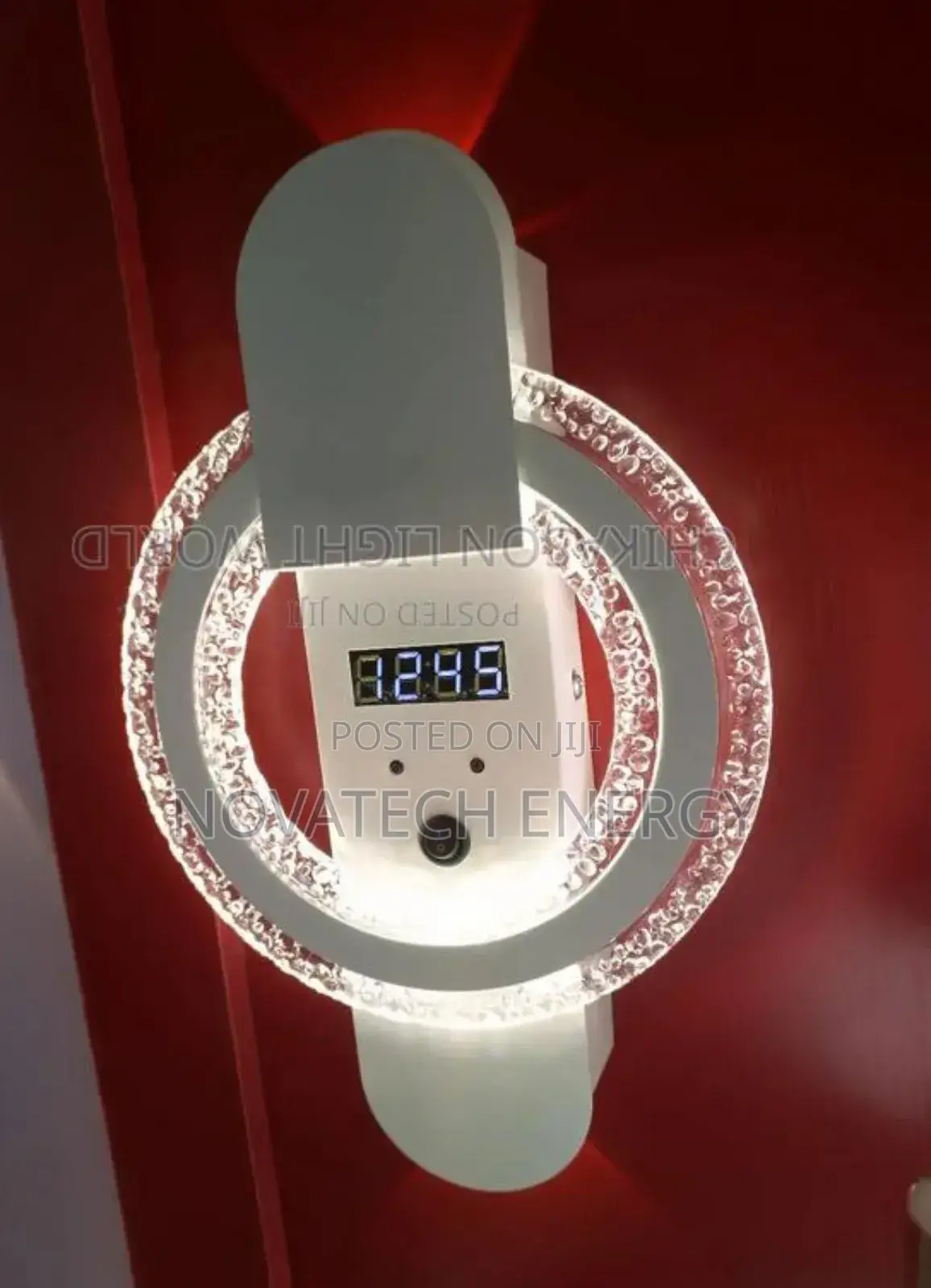 Round Design Wall Bracket With Timer,3 Led Lighting