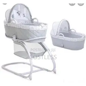 Deluxe 2 in 1 Moses Bedside Bassinet Portable Crib