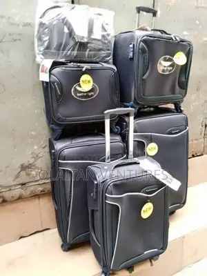 Set of 6 Fabric Traveling Luggage Box