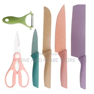6pcs Knife Sets With Scissors