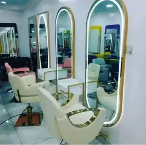 Salon Mirror And Chair