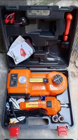 Automatic Car Jack With Wrench and Tyre Inflator