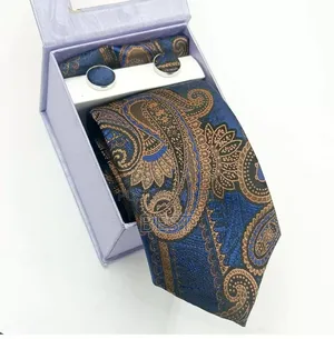High Quality Complete Set Ties With Cufflinks P-Squear