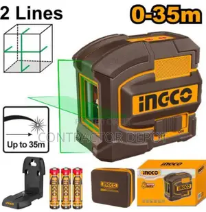 Ingco 2 Line Self Leveling Laser Level 0 to 35m