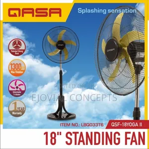 Qasa 18" Standing Fan QSF-18yoga