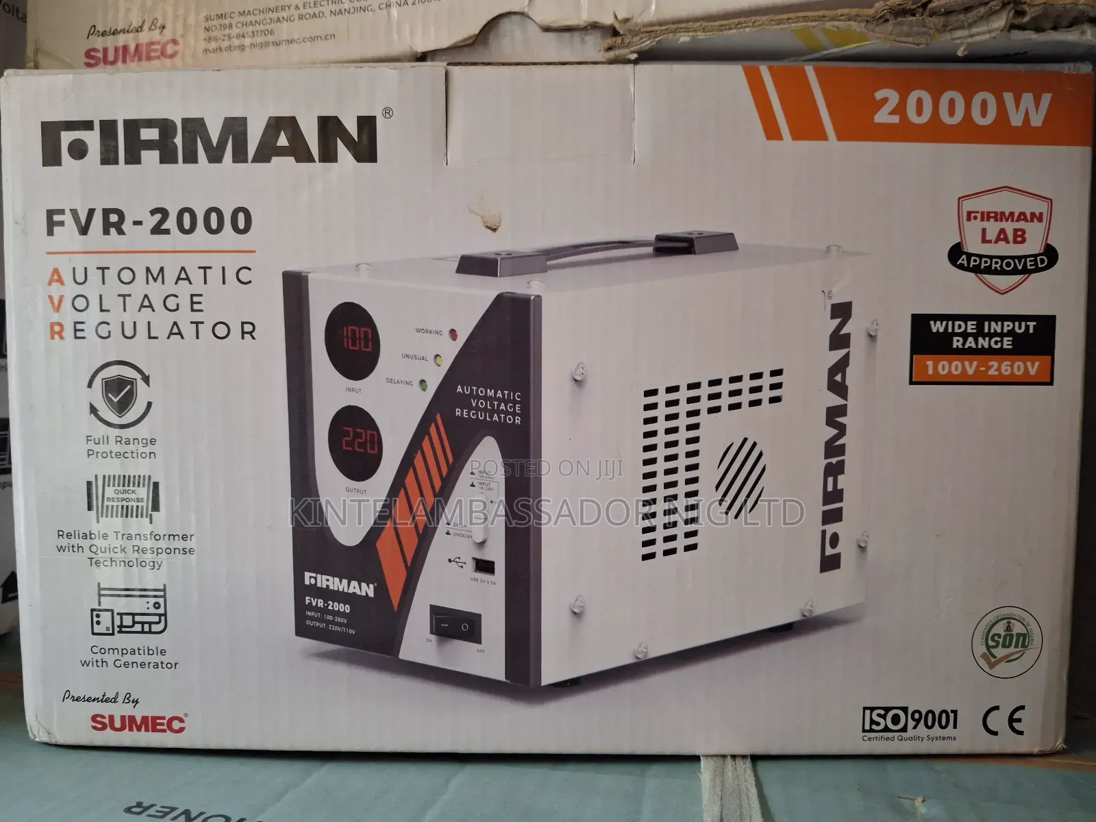 Firman Automatic Voltage Regulator-2000watt
