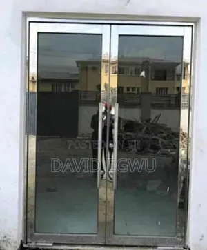 Stainless Framed Glass Door