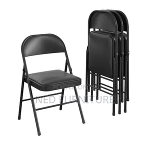 Quality Imported Iron Chair With Padded Seat