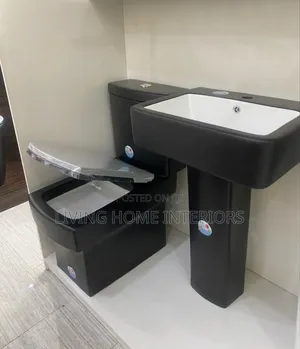 Luxury Black and White Toilet Seat