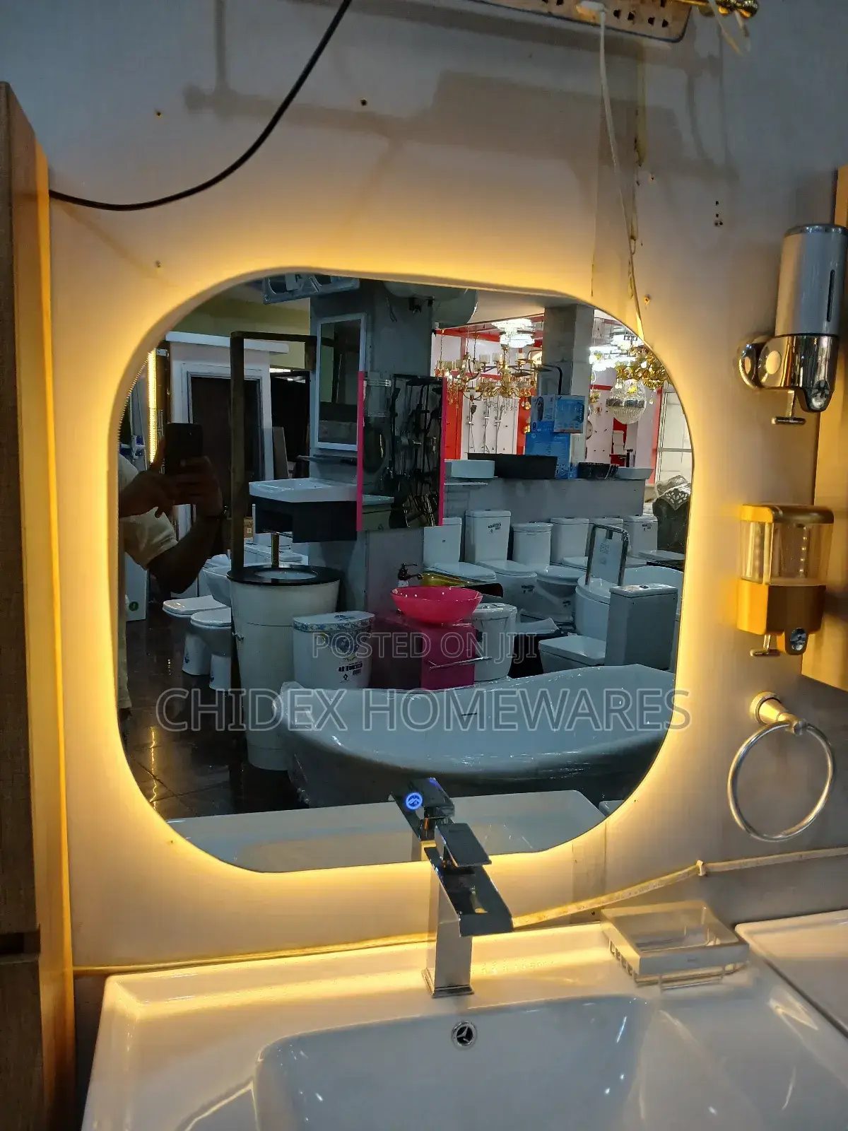 Three Light Mirror