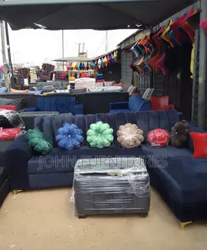 Beautiful L Shaped Sofa With a Single