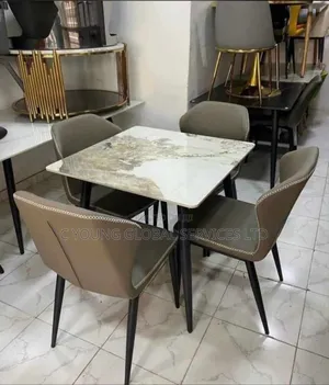 Dining Table Marble Set