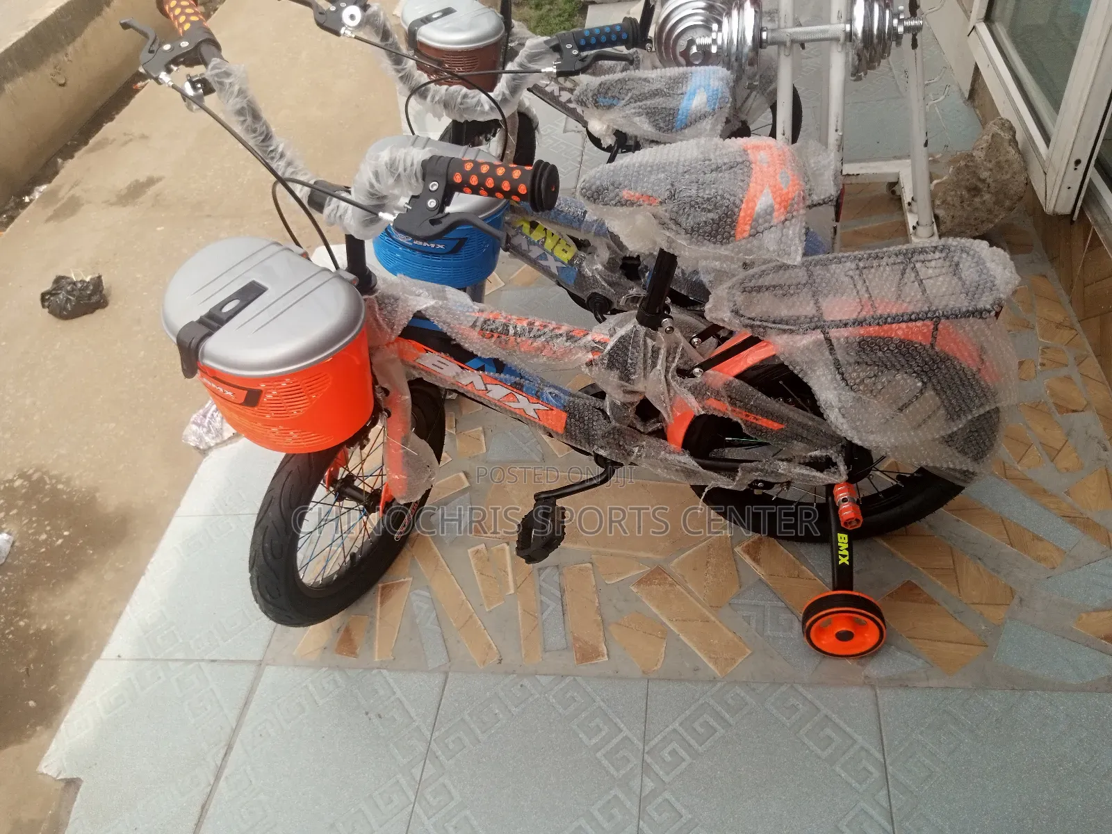 Orange Kids Bicycle