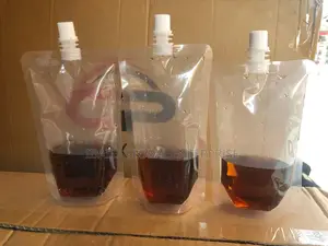 Transparent Drink Bags - 50pcs