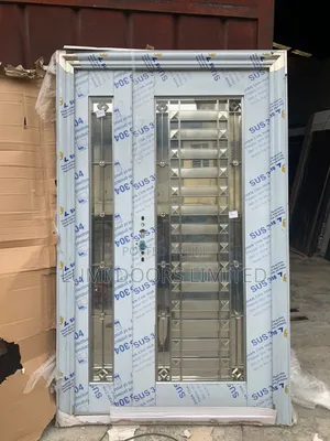 Security Glass Steel Door/Anti-Rust