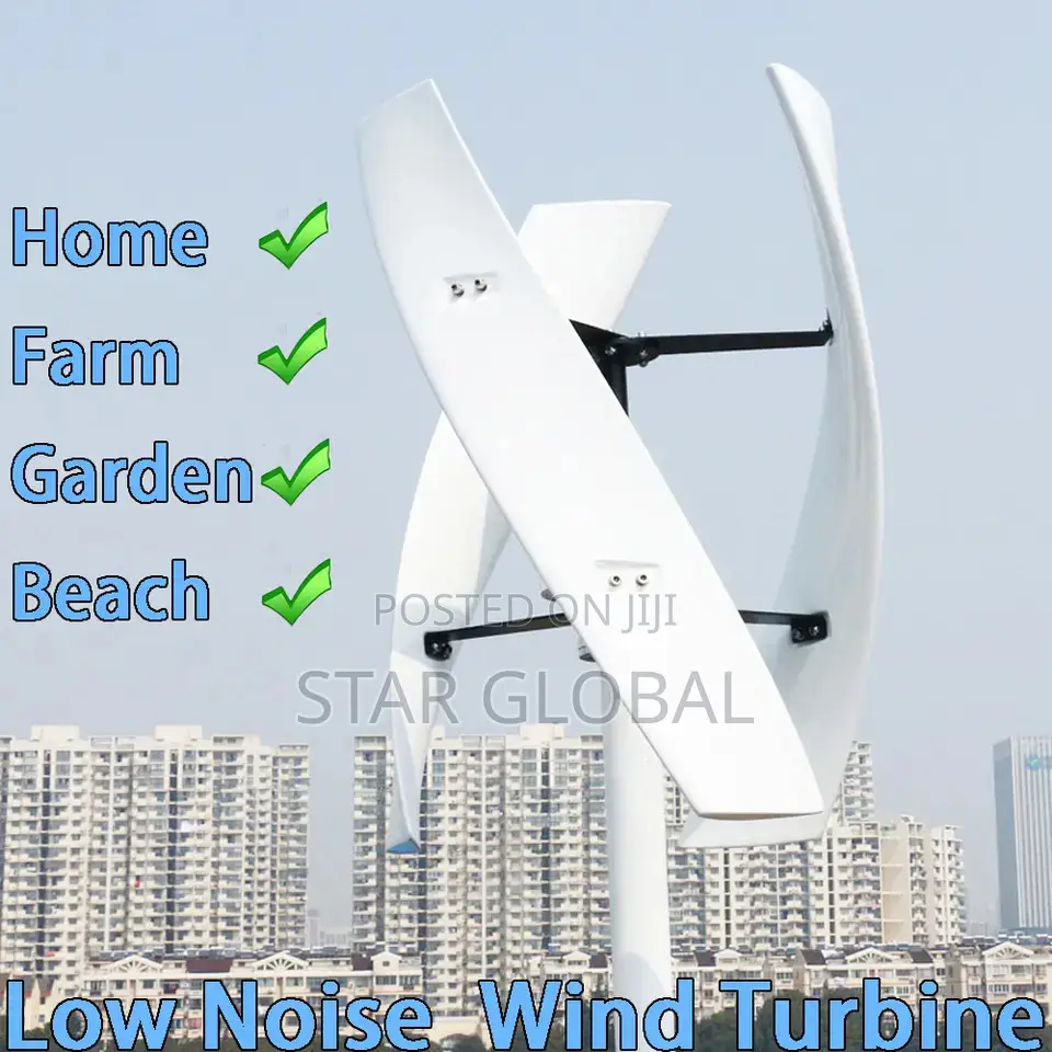 Five Thousand 5000watt Vertical Wind-Powered Generation Device