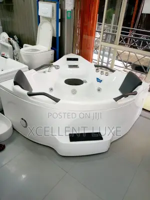 Corner Double Massage Jacuzzi Bathtub