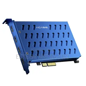 Acasis 4 Hdmi Pcie Video Capture Card 1080pwith Built-in Fan