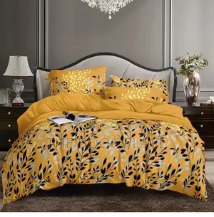 Yellow Flowered Bedding Set