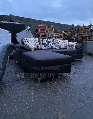L-Shaped Fabric Sofa Can Be Made in Colors of Your Choice