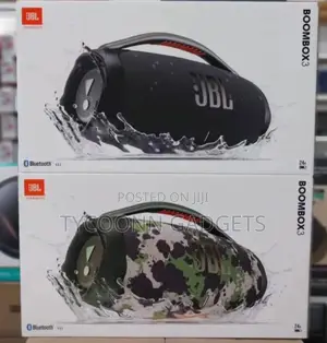 JBL Boombox 3 Portable Waterproof Bluetooth Speaker, Squad