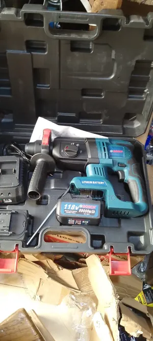 Bosch Hammer Drill Rotary Machine 118v 99000mah Lion Battery