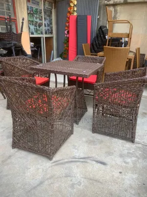 Exquisite 4 Sitters Garden Chairs With Table