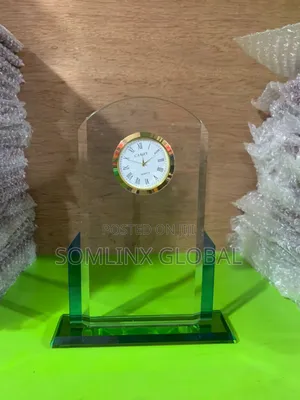 Crystal Plaque Clock