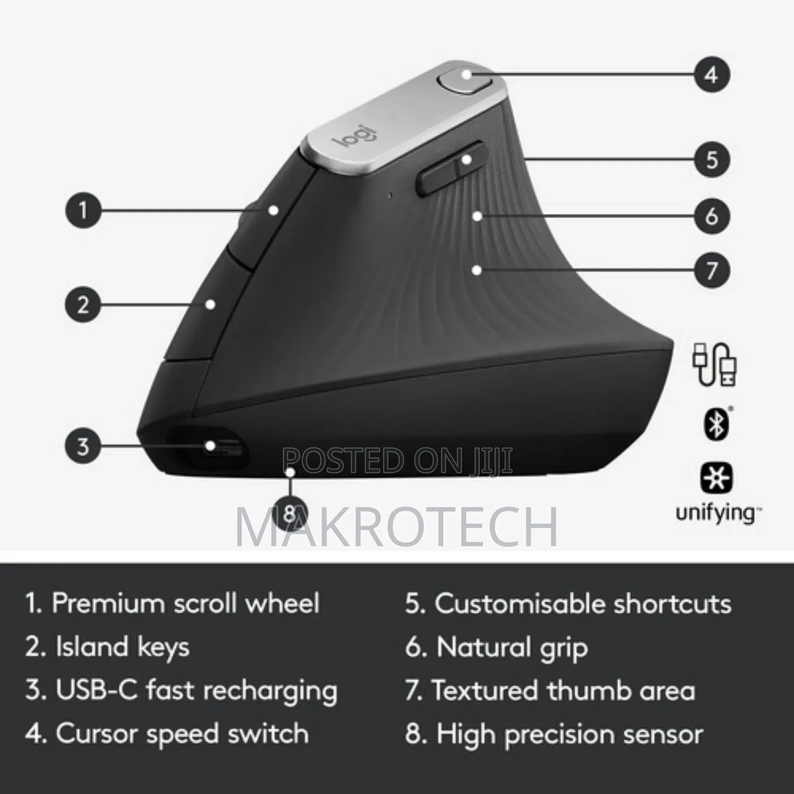 Logitech Mx Vertical Advanced Ergonomic Mouse