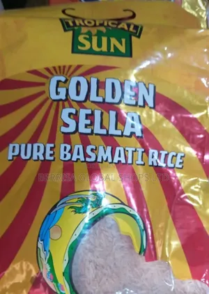 A Carton of 5kg Golden Sella Pure Basmati Rice