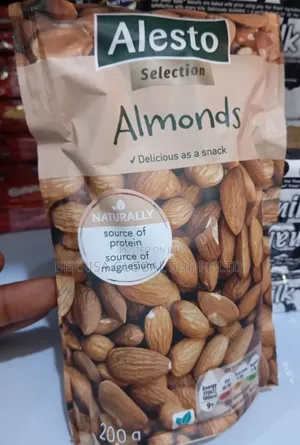 A Carton of Alesto Almond Nuts by 12 Packs