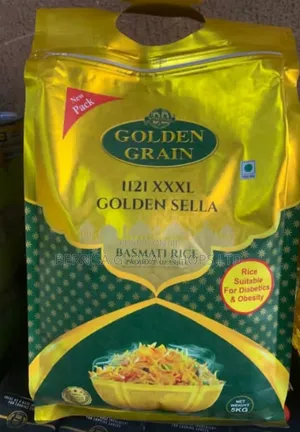 A Carton of 5kg Golden Sella Basmati Rice by 4
