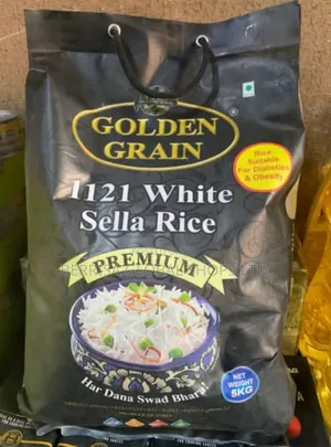 A Carton of 5kg Golden Grain White Rice by 4
