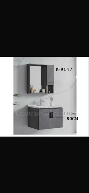 Black Bathroom Cabinet