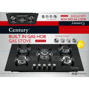 Century 5 Burner Built in Gas Hob CGS-501b1 90cm