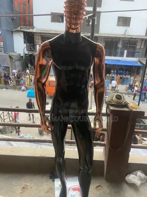 High Quality Male Black And Rose Gold Spider Face Dummy