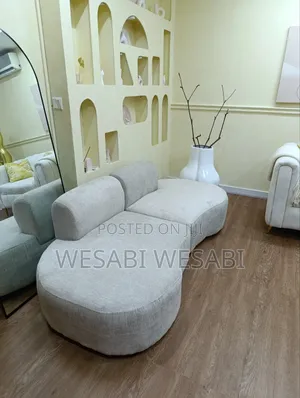 4 Seater Sofa With Soft Seat (Quality Fabric)
