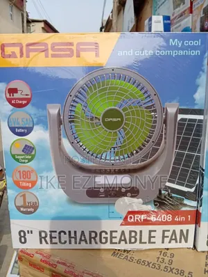 8" Solar Table Fan